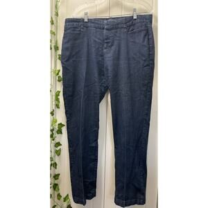 Women Dockers Denim Blue Pants Size 12p